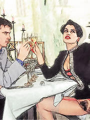 Wife Fucked in Restaurant, adult xxx cartoon