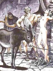 Amazing lust and dirt was also known in retro porn drawing